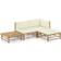 vidaXL 3058190 Loungeset, 1 Bord inkl. 2 Soffor