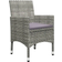 vidaXL 3058379 Café-Set, 1 Tisch einschl. 2 Stühle