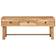 vidaXL Solid Acacia Wood Natural Coffee Table 50x100cm