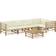 vidaXL 3058240 Loungeset, 1 Bord inkl. 5 Soffor