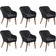 vidaXL 3067918 Essgruppe, 1 Tisch einschl. 6 Stühle