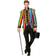 Widmann Tailcoat Rainbow Parade Dressing-Up costume