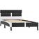 vidaXL Bed Frame with LED 68cm Sengeramme 90x200cm