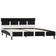 vidaXL Bed Frame with LED 68cm Bettrahmen
