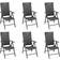 vidaXL 3060049 Set da pranzo per patio, 1 Tavolo incluso 6 Sedie