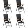 vidaXL 3060071 Matgrupp, 1 Bord inkl. 4 Stolar