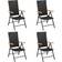 vidaXL 3060071 Patio Dining Set, 1 Table incl. 4 Chairs