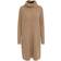 Only Onljana L/S Cowlnck Dress - Kameli