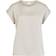 Vila Satin Look Short Sleeved Top - Beige/Dove