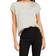 Vila Satin Look Short Sleeved Top - Beige/Dove