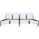 vidaXL Bed Frame with LED 68cm Sengeramme 180X200cm