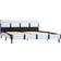 vidaXL Bed Frame with LED 68cm Sengeramme 140x200cm