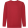 Fruit of the Loom Childrens Unisex Set In Sleeve Sweatshirt 2-pack - Red