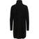 Only Robe en Maille Col Bénitier Manches 3/4 Au-dessus Du Genou Noir