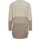 Only Cardigans en Maille Rayures Col en V Manches - Beige