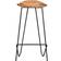 vidaXL Solid Acacia Wood Barstol 76cm 2stk
