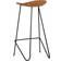 vidaXL Solid Acacia Wood Barstol 76cm 2stk