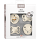 Bibs Ciuccio Try-it Collection Sage 0-6 mesi, 4 pezzi beige