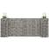 vidaXL H-Shaped Gabion Planter 40cm