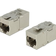 DeLock Keystone RJ45-RJ45 STP Cat6a F-F Adapter