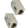 DeLock Keystone RJ45-RJ45 STP Cat6a F-F Adapter