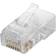 MicroConnect RJ45 Cat6a Mono Adapter 10 Pack 10m