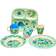 Rice Dino Melamine Dinner Set Green One Size