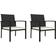 vidaXL 315110 2-pack Garden Dining Chair