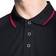 Trespass Bonington Polo Shirt - Black/Red