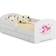 Kobi Girl with Wings Cot with Mattress & Protective Edge 80x160cm