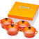 Le Creuset Volcanic Stoneware Petite med låg 4 dele