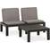 vidaXL 315853 Lounge-Set, 1 Tisch einschl. 1 Sofas