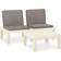 vidaXL 315853 Lounge-Set, 1 Tisch einschl. 1 Sofas