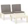 vidaXL 315853 Loungeset, 1 Bord inkl. 1 Soffor