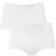 Trofé Lace Trimmed Maxi Briefs 2-Pack - White