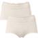 Trofé Lace Trimmed Maxi Briefs 2-Pack - Beige