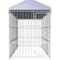 vidaXL Outdoor Dog Cage with Roo