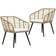 vidaXL 48576 2-pack Havestol