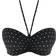 Freya Jewel Cove Bandeau Bikini Top - Black