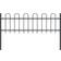 vidaXL Garden Fence with Hoop Top 170x60cm