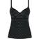 Freya Jewel Cove Plunge Tankini Top - Black