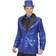 Widmann Sequin Jacket Blue with Black Collar