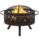 vidaXL Rustic Fireplace with Fire Fork XXL