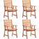 vidaXL 3051100 4-pack Garden Dining Chair