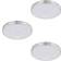 Eglo Tarout Brushed Steel Takplafond ∅ 6cm 3st