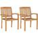 vidaXL 49387 2-pack Garden Dining Chair