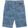 IKKS Boy's Bermuda with Palm Tree Print - Blue Denim (XS25253-82)