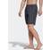 Adidas Classic Length Check Swim Shorts - Black/Grey Six