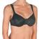 Conturelle by Felina Soft Touch Minimizer Bra - Black