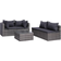 vidaXL 44160 Lounge-Set, 1 Bord inkl. 4 Soffor